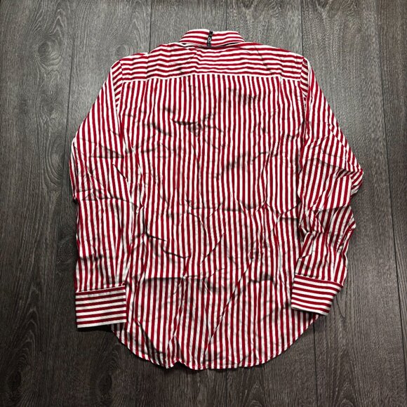 Robert Graham Flip Cuff Dress Shirt Lot of 2 Budle Striped Purple Large - Picture 13 of 16